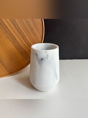BINO Marble Collection Resin Bath Tumbler / Counter Organization